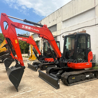   99% Neuf KX165 Excavatrice d'occasion Petite mini 5 à 6 tonnes KX 165 5T 6T Pro Hydraulique Excavatrice d'occasion