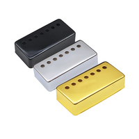 Kuningan 7 Lubang 7 Tali Pickup Penutup Humbucker 80*39Mm Jarak Tiang 58/62Mm untuk Gitar Listrik LP