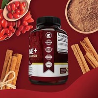 Capsules de berbérine HCL, soutien antioxydant, compléments immunitaires avec cannelle de Ceylan