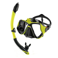 Tube de respiration sous-marine et lunettes de natation Masque de plongée drôle Go Pro Mount Lunettes de natation avec couvre-nez