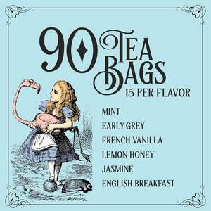 <span class=keywords><strong>Alicia</strong></span> en <span class=keywords><strong>el</strong></span> país <span class=keywords><strong>de</strong></span> las Maravillas Juego <span class=keywords><strong>de</strong></span> regalo Juego <span class=keywords><strong>de</strong></span> papel <span class=keywords><strong>de</strong></span> 90 piezas 6 Tés con sabor <span class=keywords><strong>Libro</strong></span> Citas Ilustraciones 'Té para uno' Almacenado - Product Image 6