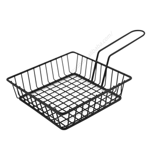 ตะกร้าลวดเหล็กสำหรับของว่างแบบขายส่ง รุ่น Syh1365 ตะกร้ามินิสำหรับเฟรนช์ฟรายส์ สแตนเลส สำหรับผลไม้ ครัว ทอดอาหาร วัสดุโลหะ - Product Image 5