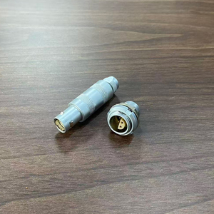 산업용 전기 응용을 위한 원형 금속 6핀 S 시리즈 커넥터가 있는 잠금식 푸시-풀 커넥터 - Product Image 2