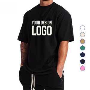 Camiseta de Algodón con Bordado Personalizado, Cuello Redondo, Manga Corta, Lisa, Informal, Básica, Suave, Transpirable, de Verano, de Alta Calidad para Hombre - Product Image 3