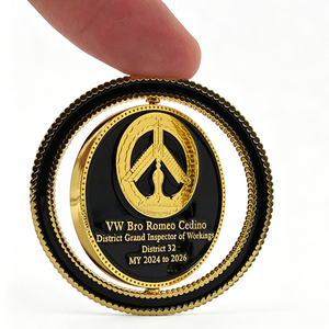 <span class=keywords><strong>Moneda</strong></span> Conmemorativa Giratoria de Metal <span class=keywords><strong>Bañada</strong></span> <span class=keywords><strong>en</strong></span> <span class=keywords><strong>Oro</strong></span> Personalizada, <span class=keywords><strong>Moneda</strong></span> de Recuerdo Giratoria con Impresión UV <span class=keywords><strong>en</strong></span> Esmalte Metálico Personalizada - Product Image 1