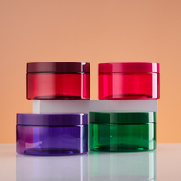 Pot en plastique vide de 250 ml pour crème, idéal pour les soins de la peau et du corps, pot pour crème contour des yeux et crème corporelle, personnalisable, vente en gros pour fabricants