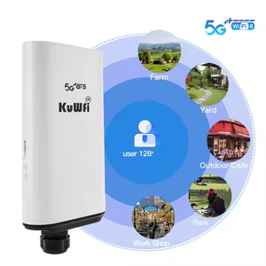 Kuwfi C120 3000Mpbs cổng Gigabit wifi6 CPE <span class=keywords><strong>Router</strong></span> 5g nsa 4G:LTE-TDD/FDD VPN Passthrough với khe cắm <span class=keywords><strong>Sim</strong></span> Crad <span class=keywords><strong>Router</strong></span> ngoài trời - Product Image 3