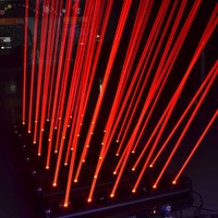 Lampu Laser Moving Head 8 Mata Warna Merah Hijau Biru dengan Sinar Tebal untuk DJ Disko