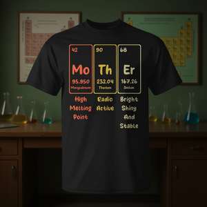 T-shirt de chimie avec tableau périodique de la mère nature, unisexe, taille adulte S M L XL XXL - Product Image 3