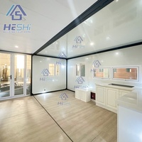Maison Modulaire de Luxe Préfabriquée Économique 20/40 pieds – Structure en Acier, Prix Compétitif, Maison Conteneur Extensible