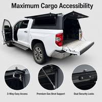Meilleur Hardtop en Aluminium pour UTE, Capot de Benne de 5, 5.5, 6, 6.5, 8 pieds, Couverture de Benne de Pick-up, Capot de Camper, Coque de Benne pour Ford Ranger