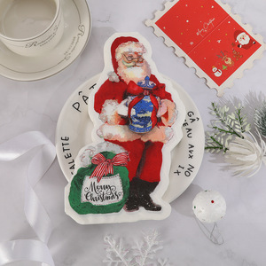 Servilletas con Forma de Santa Claus 2025 - Especiales para Banquetes de Hotel y Días Festivos, Servilletas Portátiles para Uso Doméstico - Product Image 3