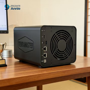 TerraMaster F2-221 2-Bay NAS Core I5 Quad DDR4 ใหม่ สำหรับธุรกิจ หน่วยความจำวิดีโอ 8GB ฮาร์ดดิสก์ MS-OS รับประกัน 1 ปี สีเงิน TerraMaster F2 - Product Image 4