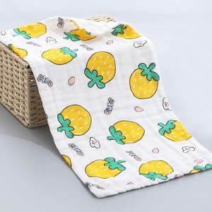 Lingette carrée en gaze de coton ultra douce, multi-couleurs, serviette pour les mains et le visage, tissée, multi-usage, pour toutes les saisons, pour la maison, pour tous - Product Image 4