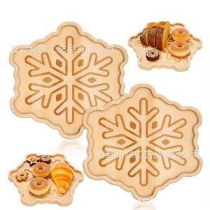 Wooden Serving <b>Tray</b> Keyao Unfinished Decorative For <b>Snacks</b> Desserts Breakfast Fruits Candies Home Office Use - Product Image 5