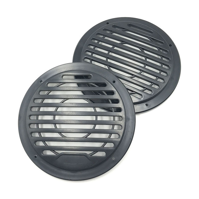 Black Speaker Cover Car Audio Metal Grill Mesh Subwoofer Decorative Circle Tweeter Protective Cover