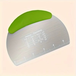1 raspador de masa de acero inoxidable: herramienta multiusos para repostería y panadería – utensilio de cocina apto para festividades - Product Image 6