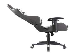 Venta al por mayor Comfort Racer E-Sports Chair para adultos <span class=keywords><strong>Gamer</strong></span> Chaise profesional con Tela Gris <span class=keywords><strong>negra</strong></span> acolchada función de masaje barato - Product Image 6