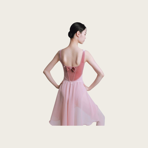 Body da <span class=keywords><strong>Danza</strong></span> per Bambine in Chiffon per Ginnastica e Balletto, Produzione di Fabbrica - Product Image 6