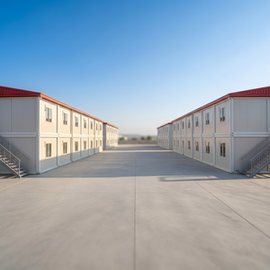 WELLCAMP Casa Container Prefabbricata Smontabile, Struttura in Acciaio, Alloggio Portatile, Dormitorio per Lavoratori, Alloggio per Campo Minerario - Product Image 1