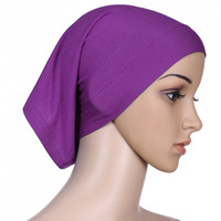Gorras Hijab al por mayor fácil de usar Jersey algodón mujeres musulmanas debajo de la bufanda señora interior Undercap turbante gorra Hijab Cap