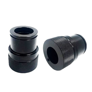 Thâm Quyến Giá Cả Cạnh Tranh Màu Đen Bộ Phận Chính Xác Nhôm Phần Quay Không Gỉ Gia Công CNC Nhôm - Product Image 5