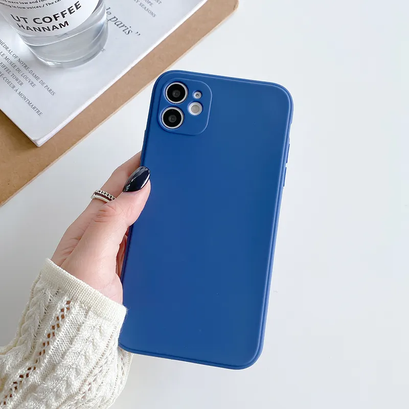 China Suppliers Soft Rubber Case For iPhone 6/7/8 Plus Slim Matte TPU Phone Cover For iPhone X XR 11 12 13 Pro Max Case
