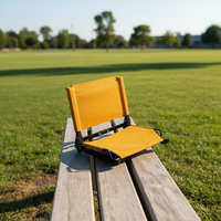 Chaise de plage et de stade XINGRUI moderne en fer Oxford orange – Portable, légère, pliable, écologique, durable, pour utilisation en extérieur et au parc