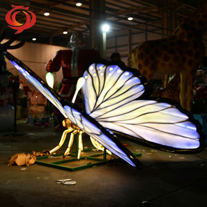Decoración al aire libre Linternas de mariposa de seda Linternas gigantes de gran tamaño Linternas Zigong Proveedores de decoración del festival - Product Image 2
