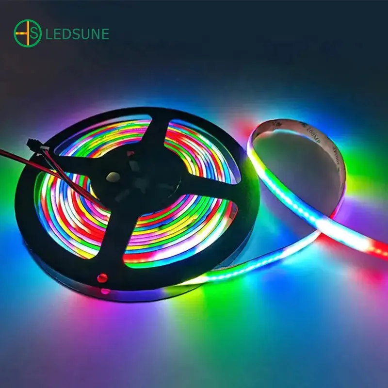 5V 12V 24V Dream Color FCOB WS2812b SK6812 WS2811 luces stripe IP20 IP67 Addressable RGB RGBW RGBIC COB LED Strip Light