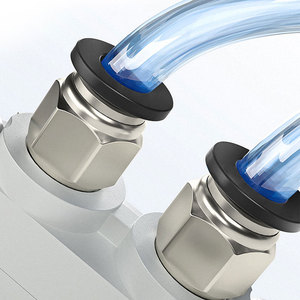 Connecteur pneumatique en plastique PE PV PU PY 1/4 pouce DE pour raccords à connexion rapide, raccordement instantané pour tuyaux d'air HOFUJNG - Product Image 3