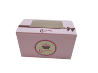 Boîte de transport pour boulangerie personnalisée 1 2 4 6 12 trous standard Boîte à cupcakes de qualité alimentaire avec fenêtre en carton de papier d'art Matériau PET