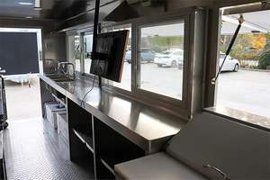 Remorque alimentaire entièrement équipée, remorque de bar mobile, véhicule de restauration rapide, camion de nourriture multifonctionnel personnalisé, vente de camion de nourriture mobile en métal 4 - Product Image 4