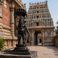 Sculpture en métal personnalisée de grande taille, représentant le dieu hindou indien Vinayagar Ganesha, en cuivre coulé, statue d'art