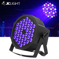 Projecteur PAR LED RGB 36 LED DMX, projecteur PAR DJ, activé par le son, télécommande, éclairage de scène pour discothèque, bar, fête, PAR LED 36