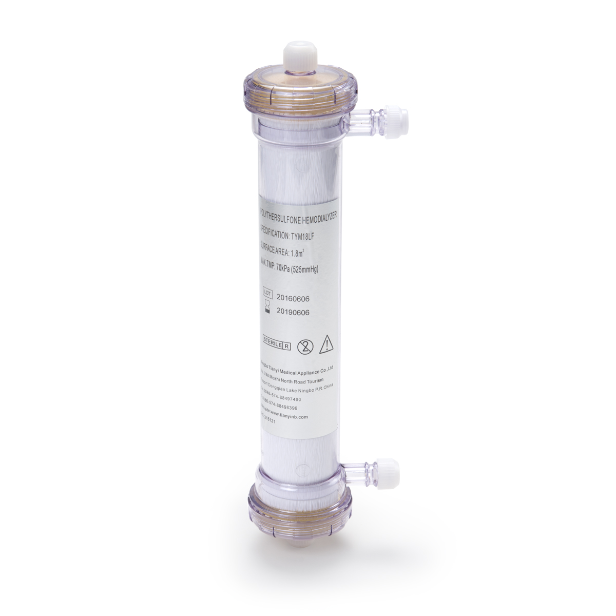 low price Hemodialysis Consumables High Flow Dialyzer dialysis filter