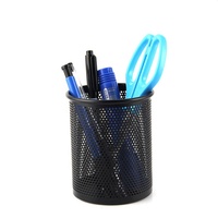 Organisateur de bureau en métal de qualité supérieure, 6 pièces, empilable, porte-stylos en maille, accessoires de bureau multi-usages