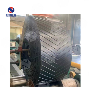 <span class=keywords><strong>Ep160</strong></span> 315/3 250 500M panjang otomatis agregat makan Chevron sabuk konveyor sistem pasir putih karet sabuk konveyor - Product Image 4