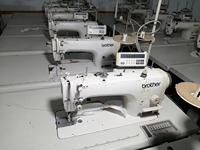 Machine à coudre droite d'occasion Brother 7200C 7200B à aiguille unique Machine à coudre industrielle à point noué