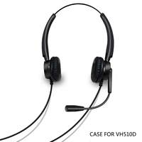 Casque de centre d'appels binaural avec suppression du bruit, casque USB pour ordinateur, casque filaire avec microphone pour le bureau