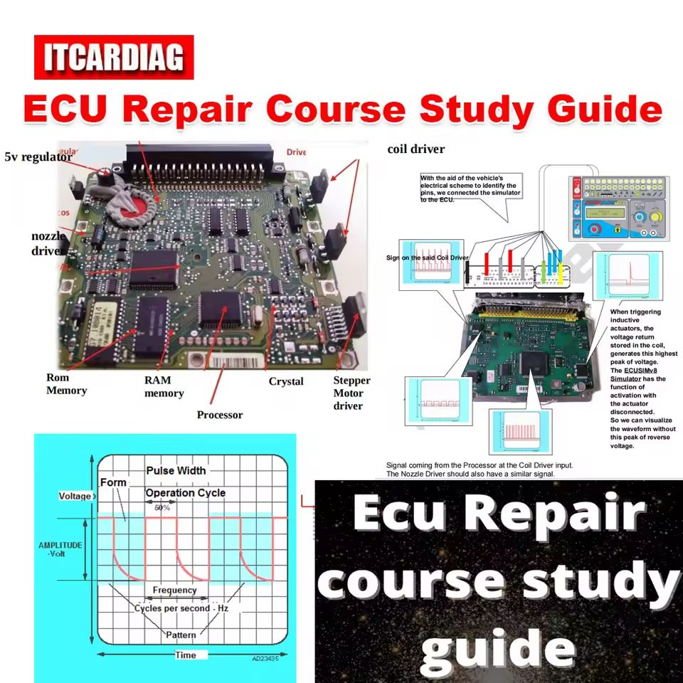 Useful ECU Repair Course Study <strong>Guide</strong> Book PDF E-book Detailed Knowledge <strong>for</strong> ECU Programming Technicians <strong>for</strong> ECU Repair Learners