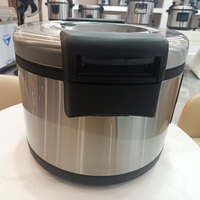 Cuisine professionnelle cuisson intelligente en acier inoxydable 12 litres 13 litres grand cuiseur à riz électrique commercial prix
