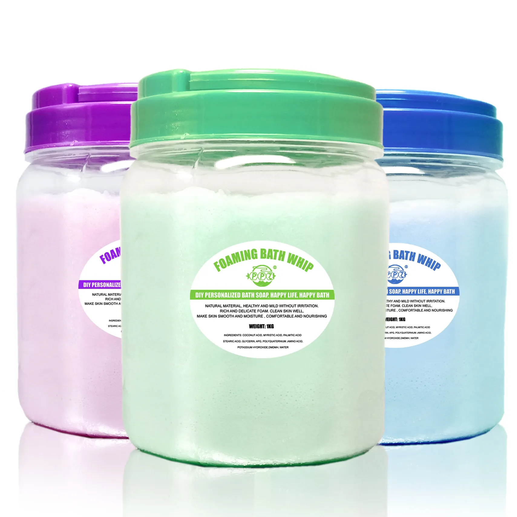 Handmade cream soap body wash cleanser free DIY,OEM ice cream soap