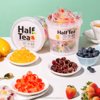 Permen Gummy Halal Grosir, Permen Gummy Lembut Rasa Buah, Permen Gummy Isi Selai Kristal