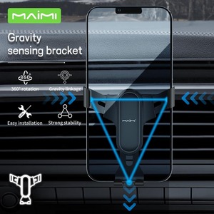 2026 Nieuwe Gravity Auto Telefoonhouder Luchtrooster Klembevestiging Universele Mobiele Telefoonstandaard Auto Lock Bevestiging voor Smartphones - Product Image 2
