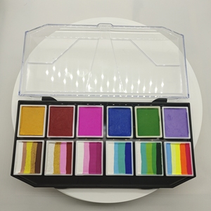 Paleta de pintura facial profesional de 12 colores brillantes, suministros de pintura corporal a base de agua <span class=keywords><strong>para</strong></span> niños, <span class=keywords><strong>Halloween</strong></span> - Product Image 5