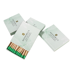 Bán buôn phù hợp với hộp bao bì thiết kế logo tùy chỉnh màu xanh lá cây phù hợp với người đứng đầu tùy chỉnh giấy Matchbox - Product Image 5