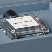 Coffret cadeau personnalisé bleu pour eau de parfum et boîte magnétique pour parfum avec boîte en papier pour collection de parfums pour emballage de parfum