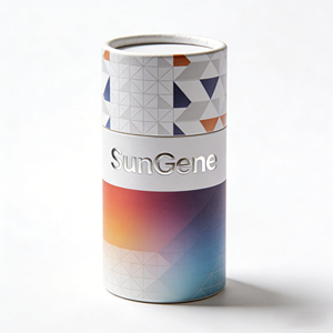 Tube en carton laminé 100 % recyclé avec couvercle scellé pour le stockage et le transport durables des desserts - Product Image 5