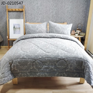 OEM ODM Housse de <span class=keywords><strong>lit</strong></span> matelassée en jacquard 100% coton lavé à la pierre toutes saisons, ensemble de literie <span class=keywords><strong>140x200</strong></span> - Product Image 1